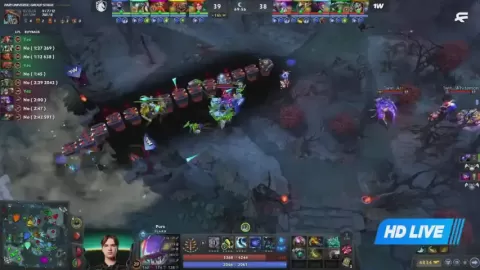 Poster siaran Team Liquid VS 1w Team