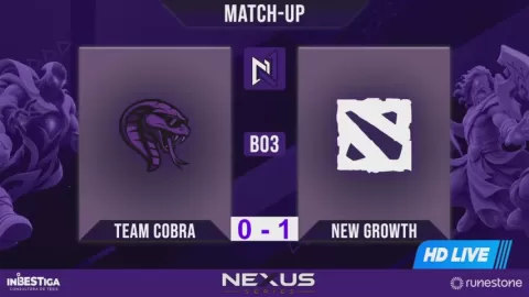 Poster siaran Team Cobra VS New Growth