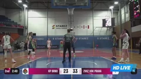 Poster siaran KP Brno Women VS ZVVZ USK Prague Women