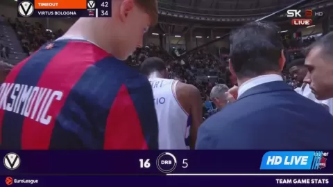 Poster siaran Virtus Bologna VS Baskonia Vitoria