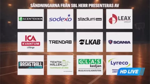 Poster siaran KFUM Nassjo VS Umea BSKT