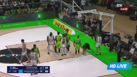 Poster siaran Tofas Spor Kulübü VS KK Buducnost