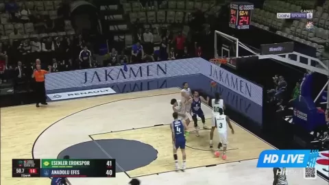 Poster siaran Esenler Erokspor VS Anadolu Efes Istanbul