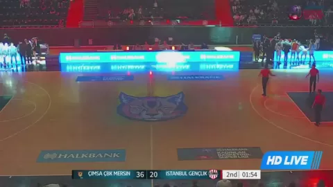 Poster siaran CBK Mersin Women VS Istanbul GSK Women
