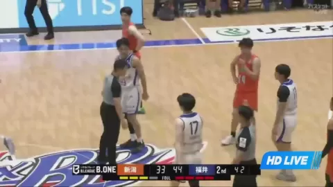 Poster siaran Niigata Albirex BB VS Fukui Blowinds