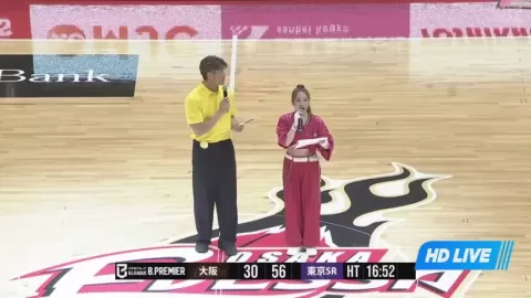Poster siaran Osaka Evessa VS Tokyo Sunrockers