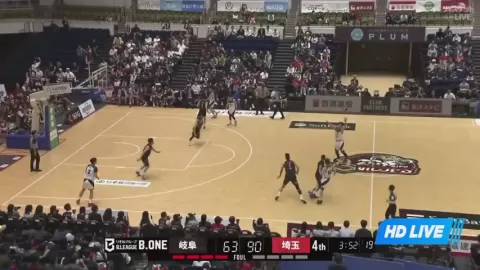 Poster siaran Gifu Swoops VS Saitama Broncos