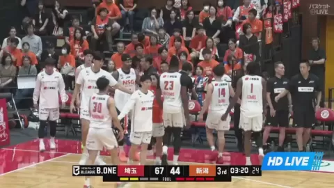 Poster siaran Saitama Broncos VS Niigata Albirex BB