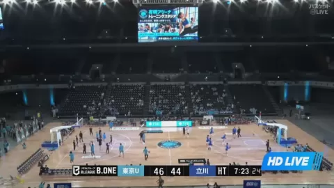 Poster siaran Tokyo United Basketball Club VS Tachikawa Dice