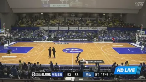 Poster siaran Fighting Eagles Nagoya VS TryHoop Okayama