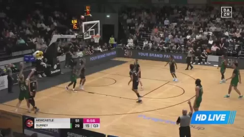 Poster siaran Newcastle Eagles VS Surrey 89ers
