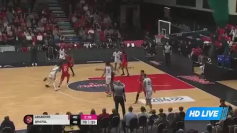 Poster siaran Leicester Riders VS Bristol Academy Flyers