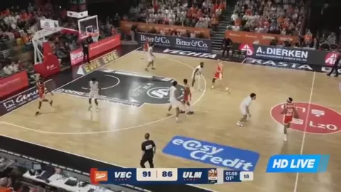 Poster siaran RASTA Vechta VS Ratiopharm Ulm