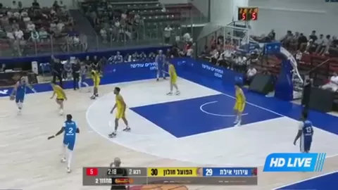 Poster siaran Ironi Eilat VS Hapoel Holon