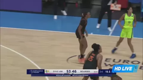 Poster siaran ZVVZ USK Prague Women VS Bourges Basket Women
