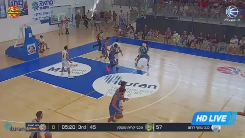 Poster siaran Otef Darom VS Maccabi Kiryat Motzkin