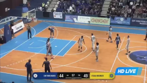 Poster siaran Targu Mures VS BC Steaua Bucuresti