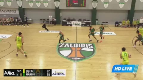 Poster siaran KK Baltai Kaunas VS Vilkaviskio Perlas