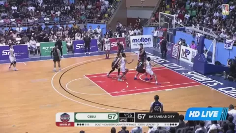 Poster siaran Batangas City Tanduay Rum Masters VS Cebu Classic