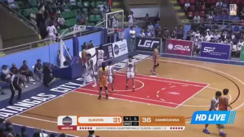 Poster siaran Zamboanga Familys Brand Sardines VS Quezon Huskers