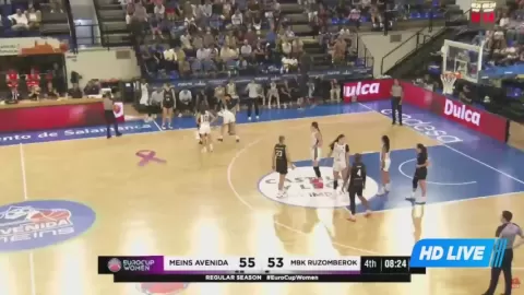 Poster siaran Perfumerias Avenida Women VS MBK Ruzomberok Women
