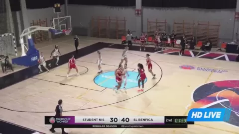 Poster siaran Serbia Student (W) VS Benfica Women