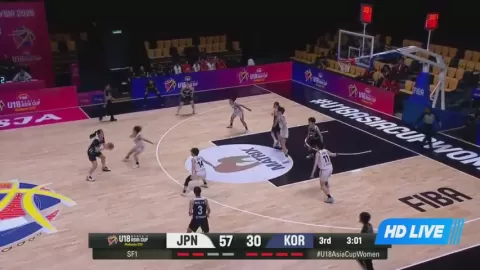Poster siaran Japan U18 Women VS South Korea U18 Women
