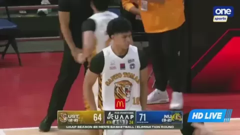 Poster siaran UST Growling Tigers VS NU Bulldogs