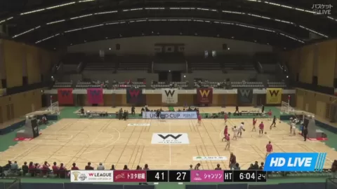 Poster siaran Toyota Sunshine Rabbits Women VS Chanson V Magic Women
