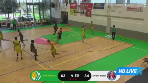 Poster siaran SAV Vacallo Basket VS Union Lavaux Riviera Basket