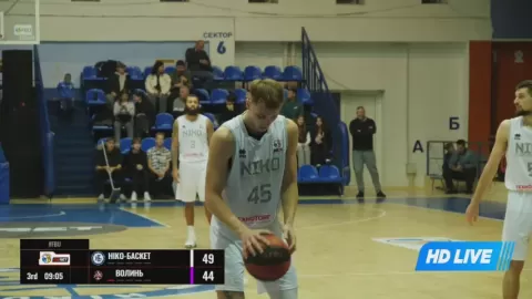 Poster siaran Niko-Basket Mykolaiv VS Stariy Lutsk