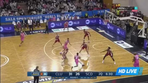 Poster siaran U-Mobitelco BT Cluj Napoca VS SC Derby