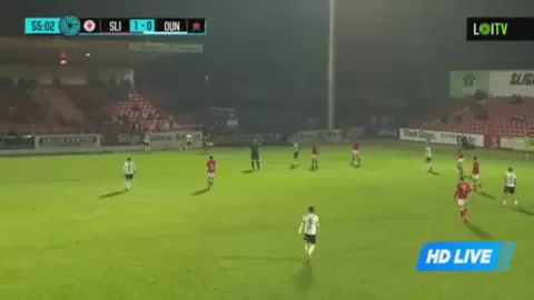 Poster siaran Sligo Rovers VS Dundalk