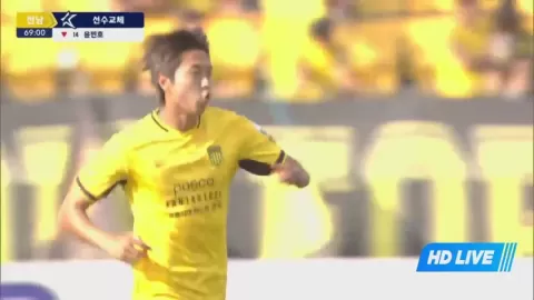 Poster siaran Jeonnam Dragons VS Yongin FC