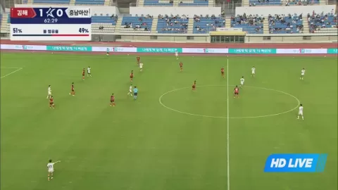 Poster siaran Gimhae City VS Chungnam Asan