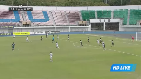 Poster siaran Gyeongju KHNP VS Mokpo City