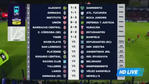 Poster siaran Club Atletico Tigre VS CA Banfield