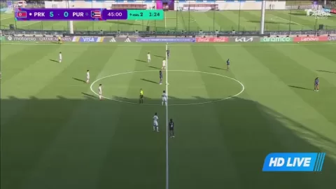 Poster siaran North Korea U17 Women VS Puerto Rico U17 Women