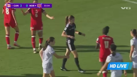 Poster siaran Canada U17 Women VS Norway U17 Women