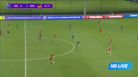 Poster siaran New Zealand U17 Women VS Germany U17 Women