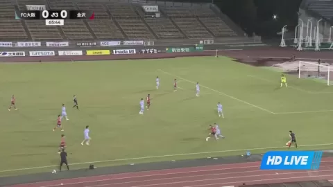 Poster siaran FC Osaka VS Zweigen Kanazawa FC
