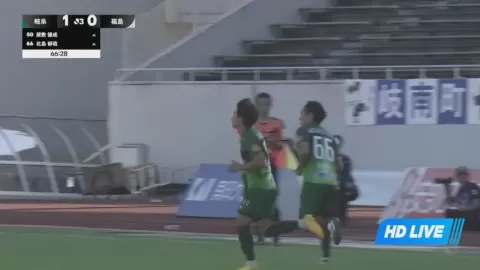 Poster siaran FC Gifu VS Fukushima United FC