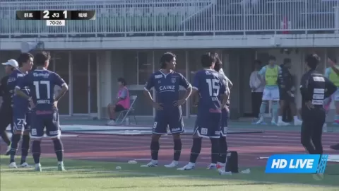 Poster siaran Thespa Kusatsu Gunma VS FC Ryukyu Okinawa