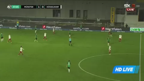Poster siaran Preußen Münster VS Fortuna Dusseldorf