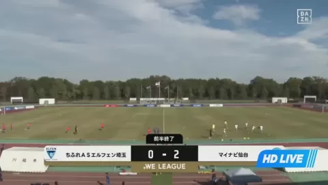 Poster siaran AS Elfen Saitama VS Mynavi Sendai Ladies