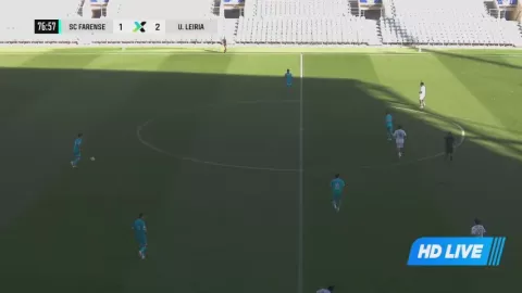 Poster siaran Farense U23 VS Uniao Leiria U23