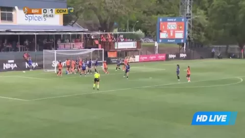 Poster siaran Brisbane Roar Women VS Central Coast Mariners Women