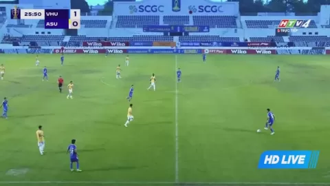 Poster siaran Van Hien University VS Dong Thap