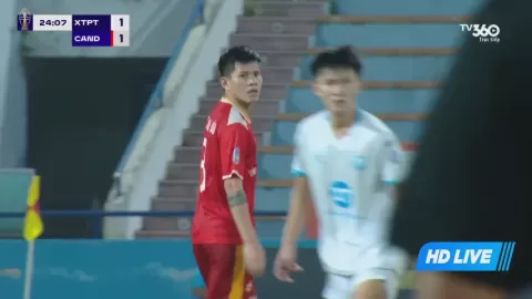 Poster siaran Xuan Thien Phu Tho VS PVF-CAND FC