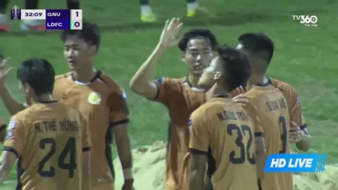 Poster siaran Quy Nhon United VS Lam Dong